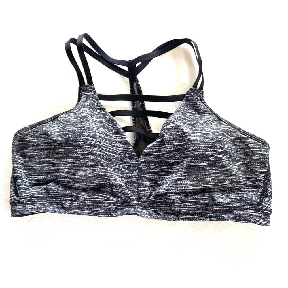 Victoria Secret Sport Black+ Gray Padded Sports Bra. Women's, Size L